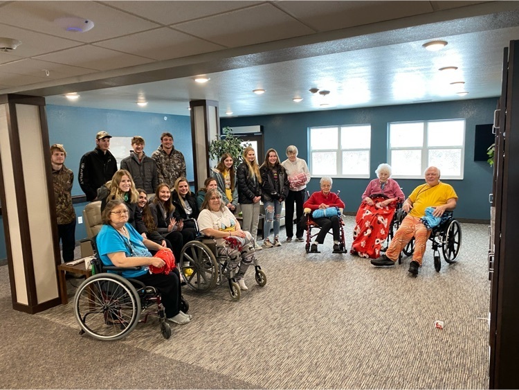 Upsala NHS Members & Residents of the Upsala Senior Living Center