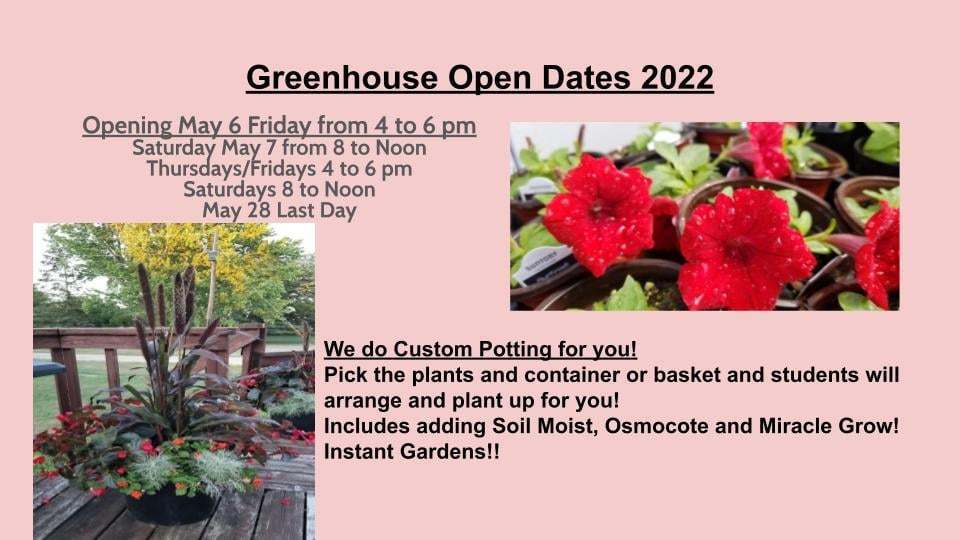 Greenhouse Hours